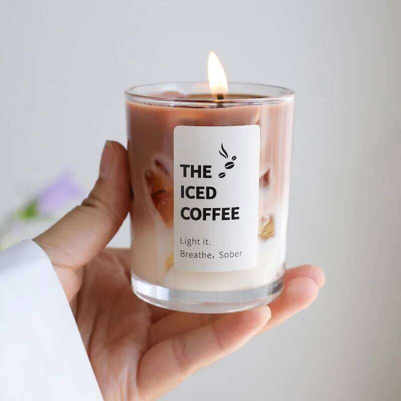 Jelly Wax Coffee Cup Aromatherapy Bedroom Smoke Free Candles Romantic Atmosphere Fragrance W260304 W260305