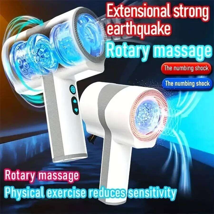 Simulates Real Vagina Two-way Entry Fully Automatic Male Masturbator Intelligent Masturbation Cup Push and Suck Mode Men Sex Toy W260305