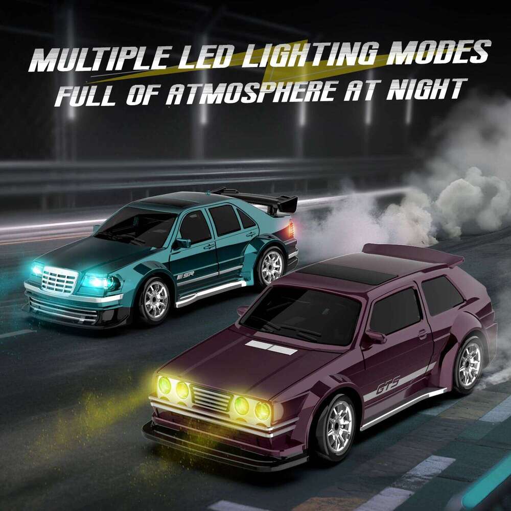 FQD17 FQD19 1:43 Scale Full-Size 4WD 2.4g Gyroscope Calibration Drift Steering Light Linkage Mini Remote Control Car C260305