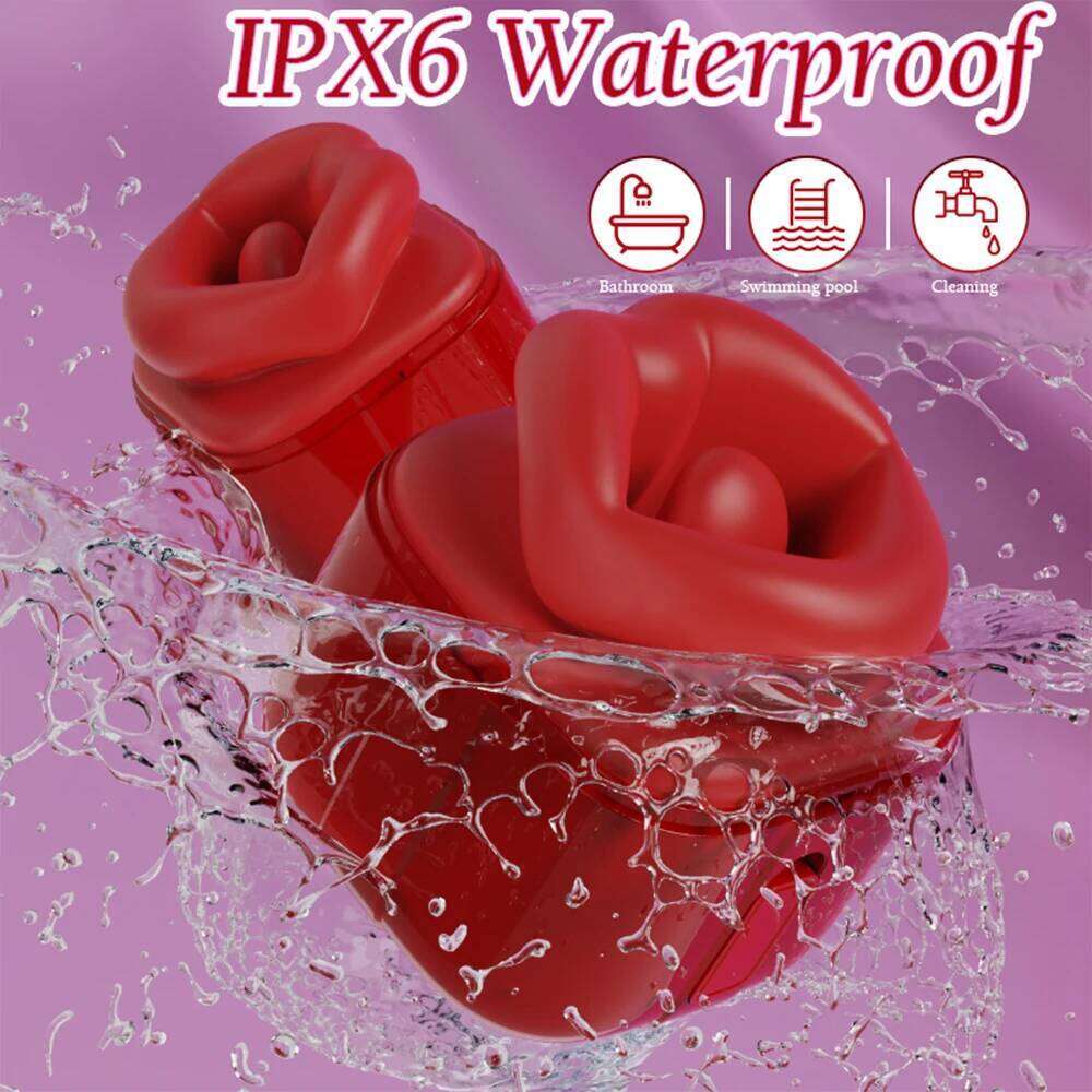 Sucking Tongue Licking Vibrator Sex Toys Female Squirting Masturbation Clitoris Vagina Stimulator Screaming Artifact For Women W260305