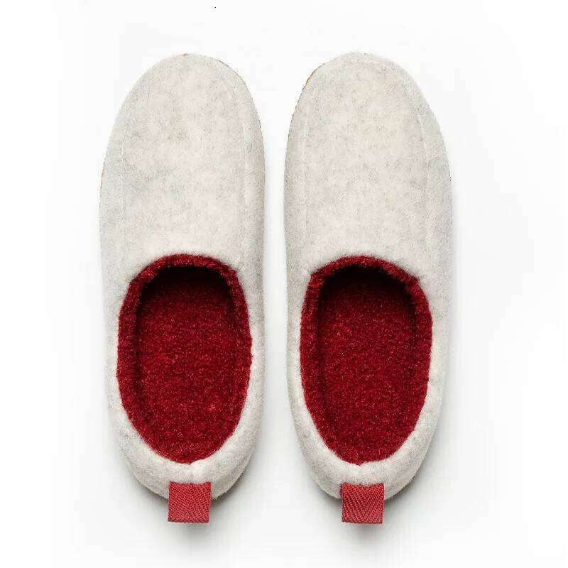 LItfun New Winter Plush Women Slip On Warm Bedroom Slippers Fluffy Indoor And Outdoor Home Shoes Classic Cotton Slipper