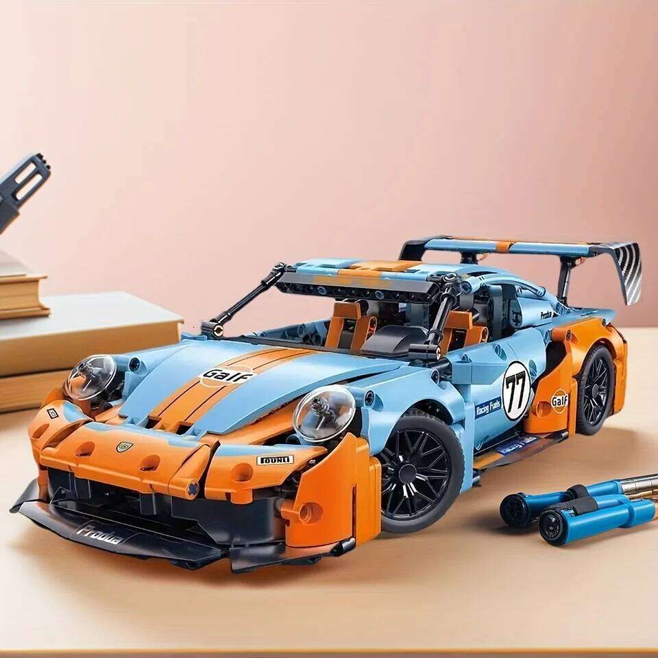 City technological 911 Compete Speed Race Car RC Building Block Famous Supercar Drift Racing Brick Boy Festival Toys Gifts Z260305