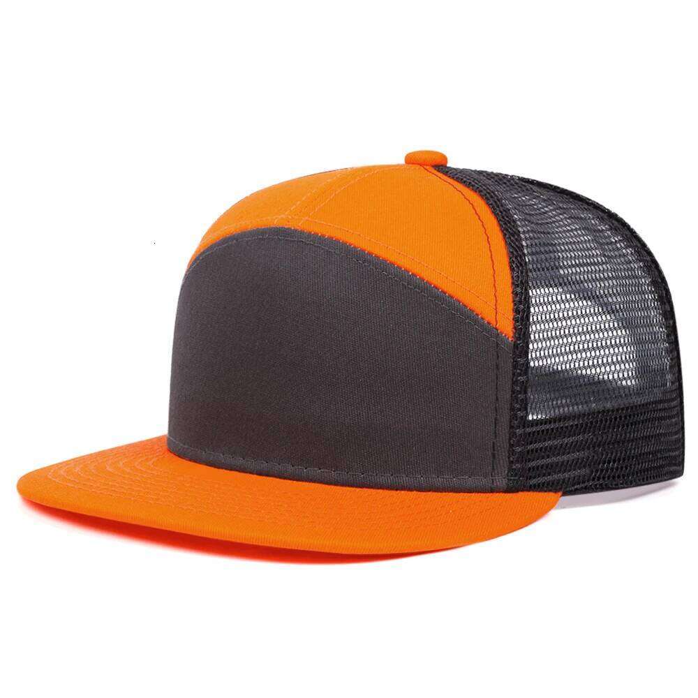 Light panel splicing retro baseball Hip hop outdoors mesh cap Sunshade breathable trucker hat Y260304