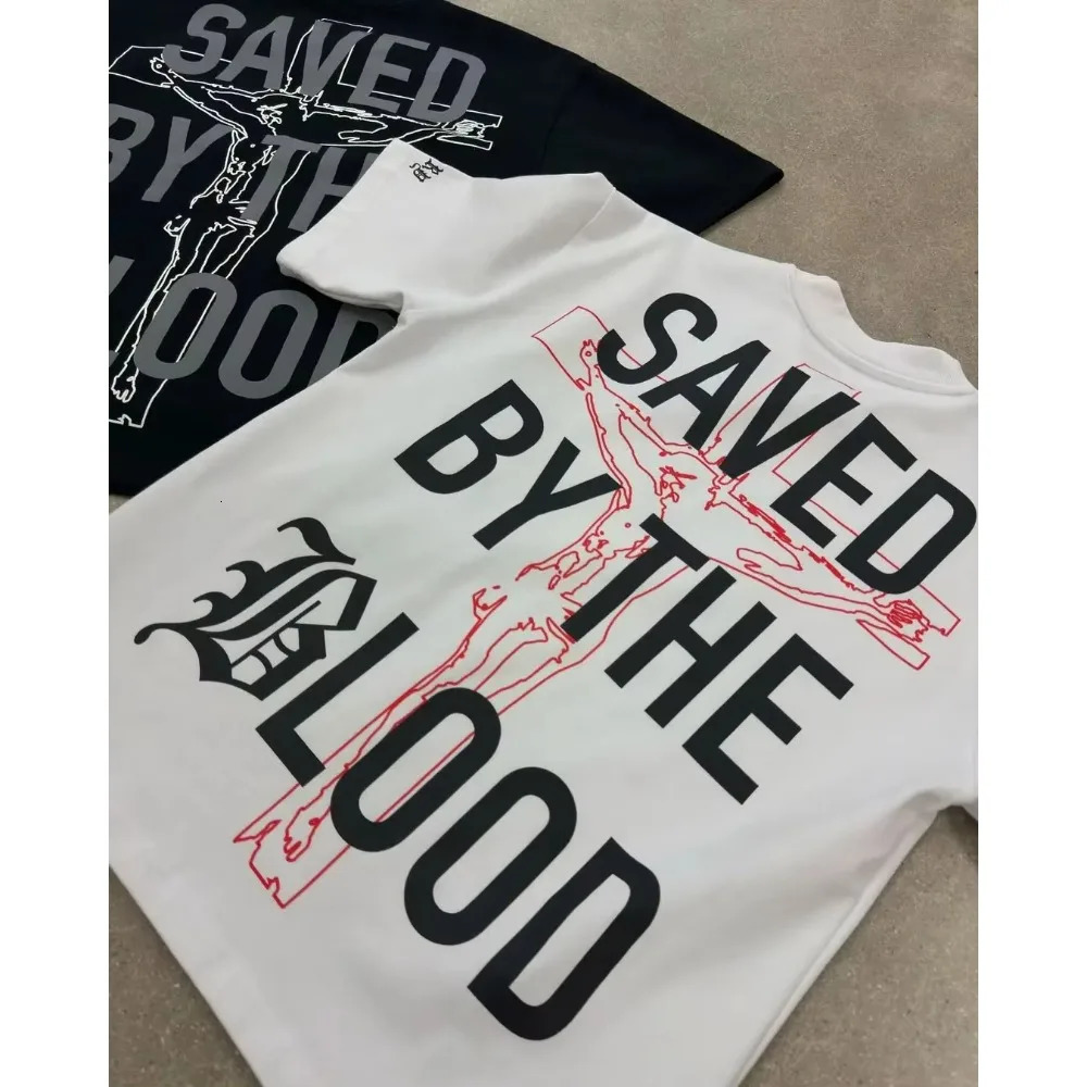 Oversized T Shirt Letter Print Y2k Top Harajuku Casual Men and Women Short Sleeved Graphic T Shirts Cotton Versatile Streetwear 260304