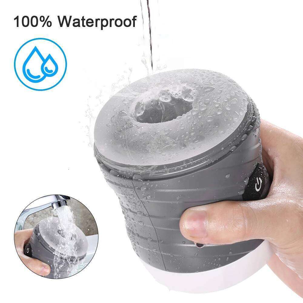 7 Modes Automatic Male Masturbator Open-ended Vibration Man Masturbation Simulation Blowjob Adult Goods Men W260305