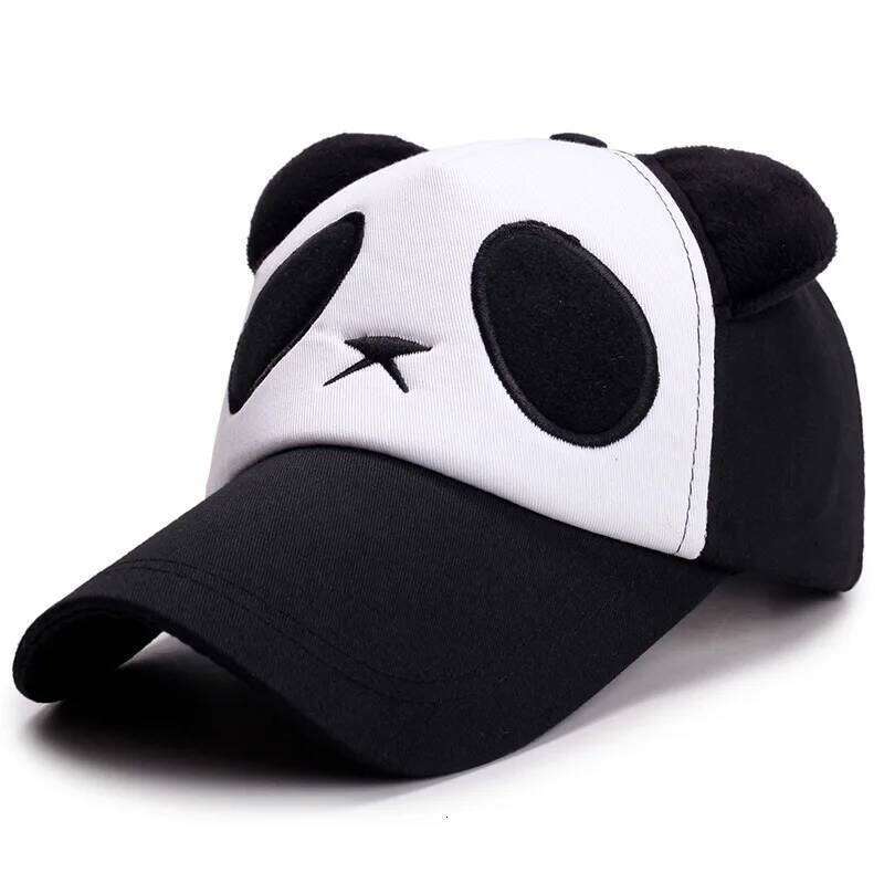 Summer Cute Panda Baseball Caps For Men Women Cotton Hip Hop Snapback Hats Sun Protection Boys Girls Outdoor Gorras Dropshipping Y260304