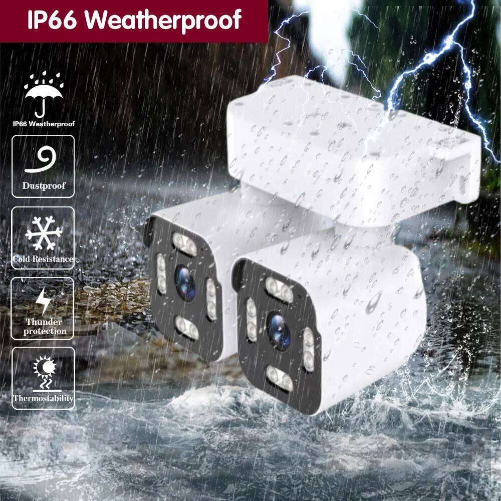 10X Zoom Wifi PTZ Bullet Camera Auto Tracking Dual Lens Outdoor Waterproof Panoramic View Wireless CCTV Video Surveillance Cam 26W0306