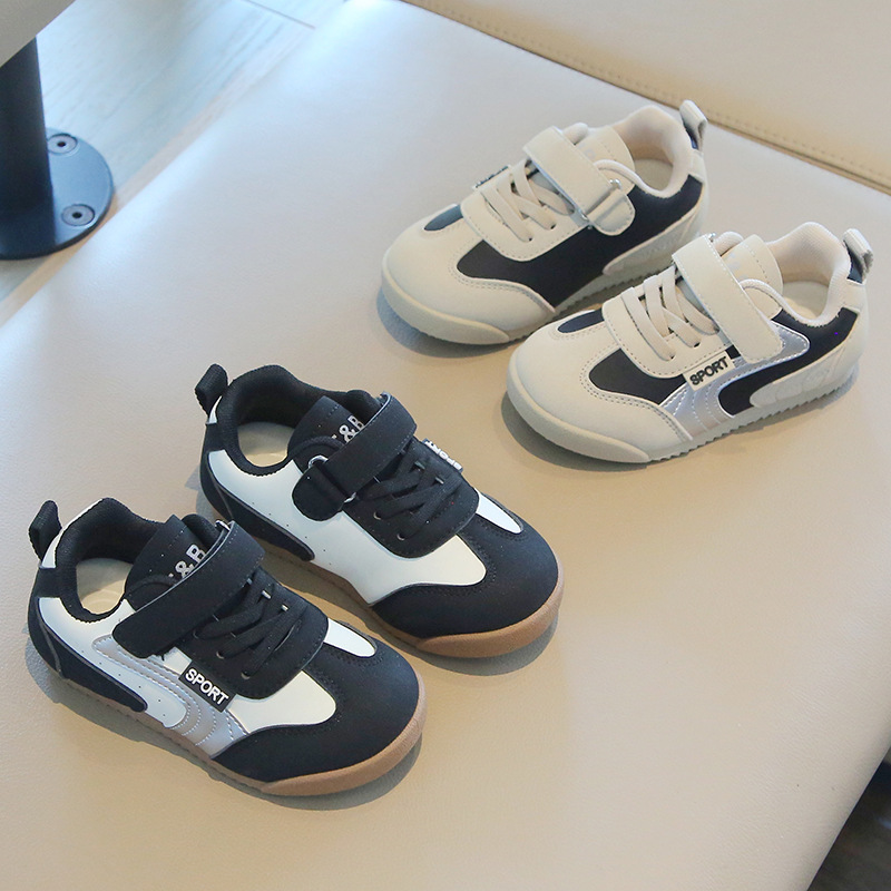 Free Shipping Boys Kids Shoes Girls Casual Running Sneakers Vegans Children Youth Big Kid gum Shoe Toddlers Preshcool Runner Trainers Black White Eur2