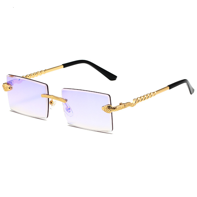 Designer Sunglasses 2023 New Snake-shaped Outdoor Cycling Sunglasses Metal Sunglasses European And American Square Men And Women Trendy High-end Sungl