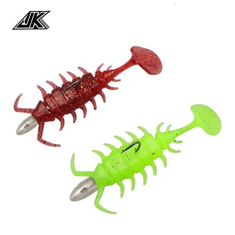 JK BH 5pcs Metal Jig Head Fishhook Set 2X Strong Black Nicke Hooks High Carbon Steel Barbed Single Hook S260305