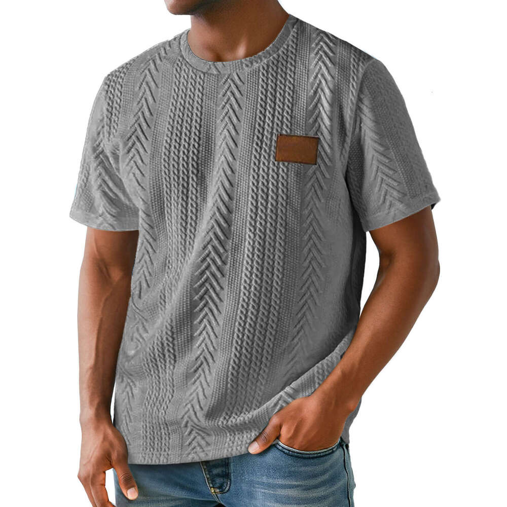 Summer European and American Cross-Border Men's 3D Digital Print Casual Loose Short Sleeve Youth Crew Neck T-Shirt for Men