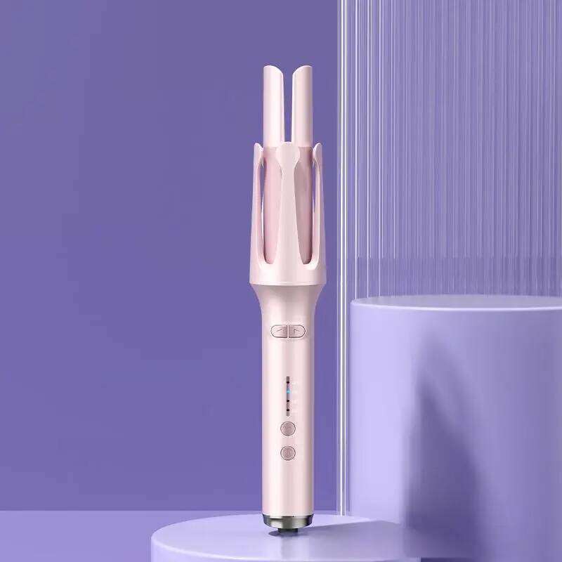 2 in 1 32mm Automatic Rotating Ceramic Professional Curling Wand Curler 26Y0306