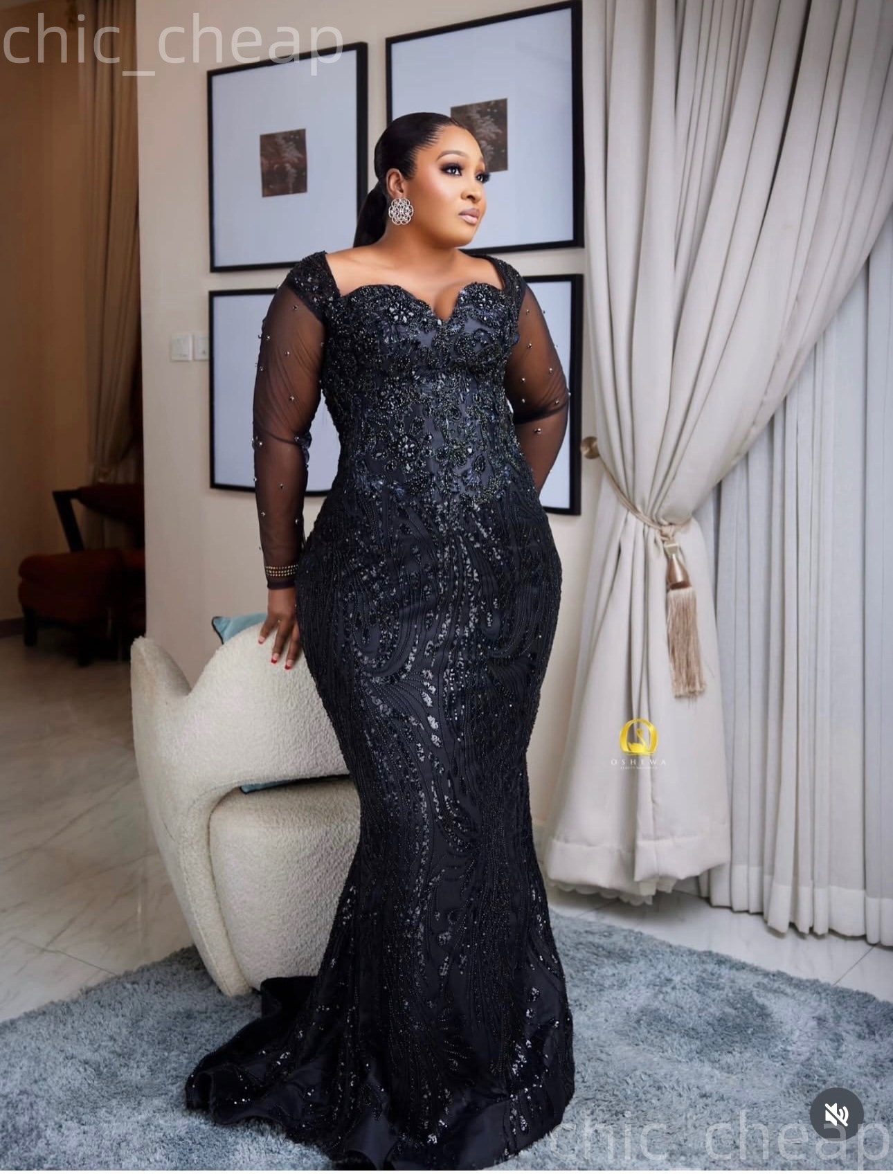 2026 plus size black mermaid mother of bride dresses beaded crystals sequined evening party mamas dress vintage 50s birthday wedding guest groom mothe