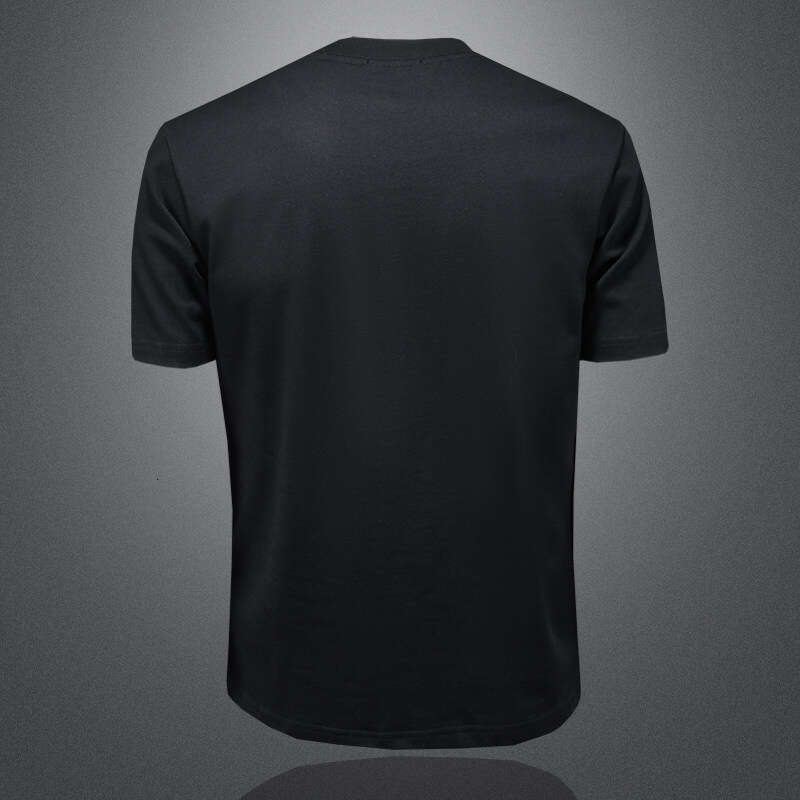 Summer Men's Round Neck Short Sleeve Slightly Loose Slim Fit Sporty Outdoor T-Shirt