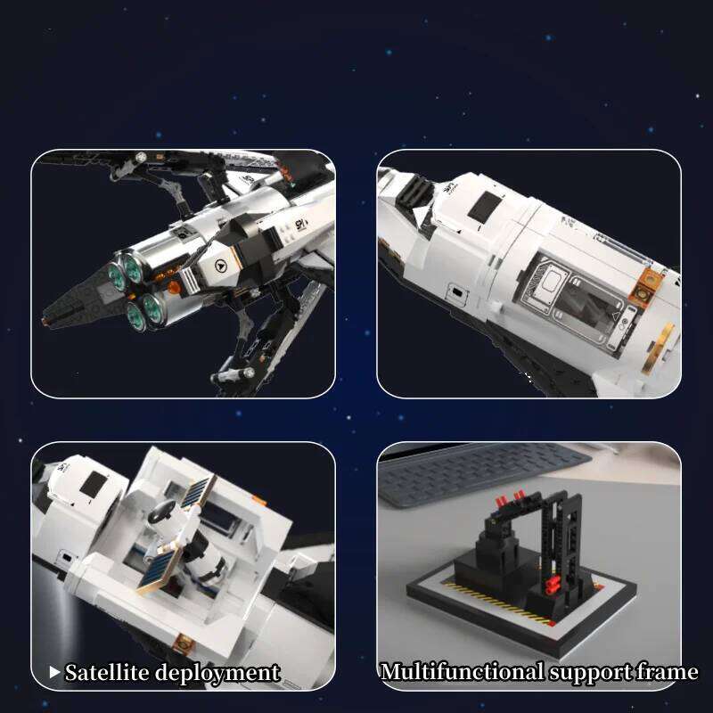 USA Spacecraft Shuttle Rocket Building Blocks Space Plane Universe Science Education Model Bricks Assembly Toy Kid Gift Z260306