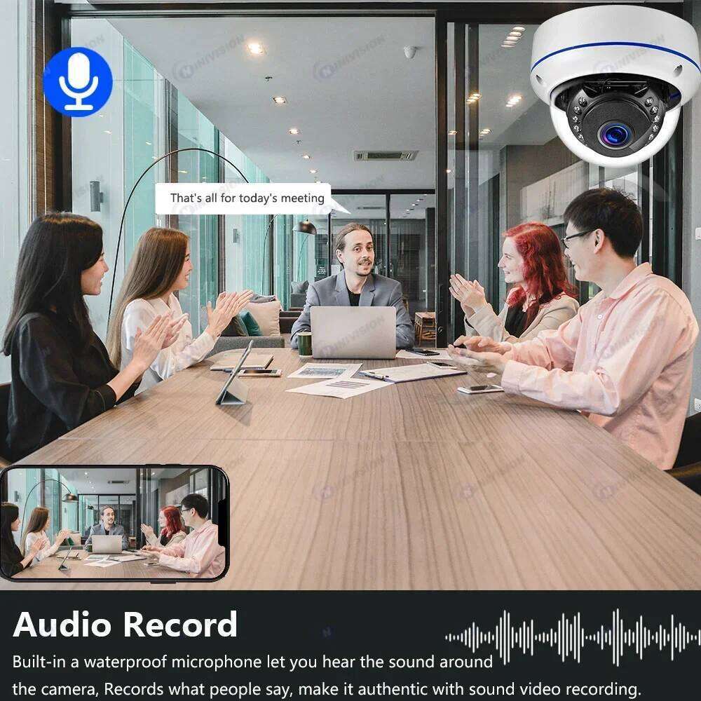 Tuya Smartlife 6MP Explosion-Proof POE Dome Outdoor Metal Shell IP Security Camera With Audio Record, Motion Detection 26W0306
