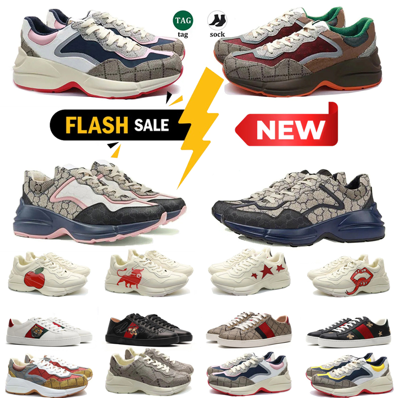 Designer Sneakers Platform Trainer Men Women Casual Shoes Vintage Denim Daddy Shoes Luxury Multicolor Men Women Trainers Chaussures Sneaker