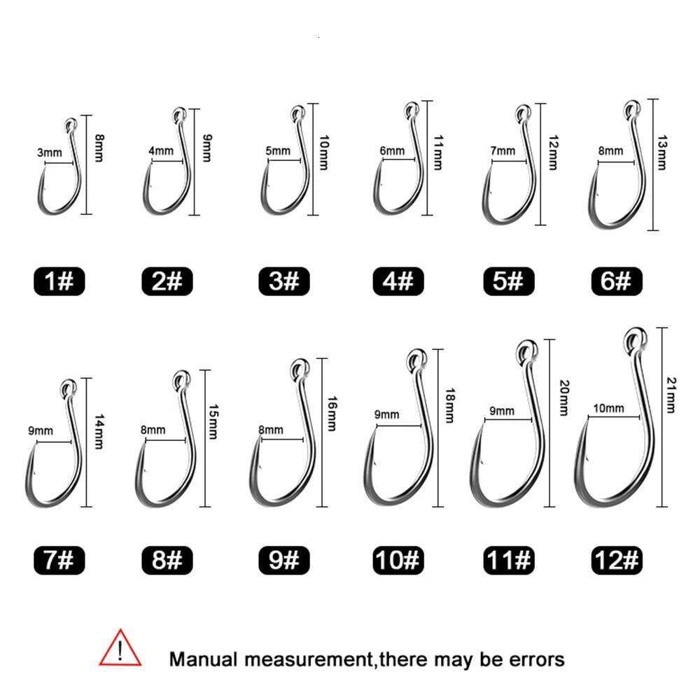 FISH KING 50-100pcs Gold High Carbon Steel 1#-12# Barbed Hook With Ringed EYE Red Fishhooks for Carp Fishing Tackle S260305