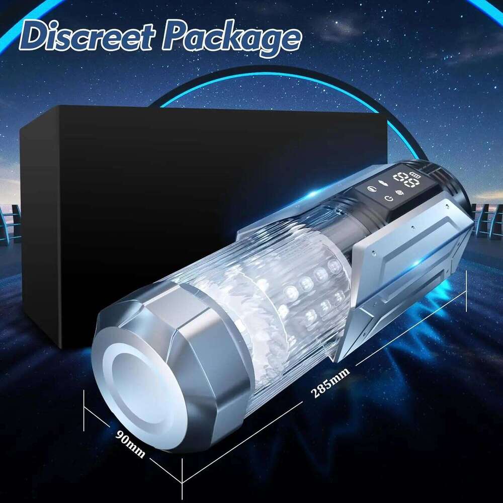 Automatic Masturbator Penis Pump Male Pocket Pussy Sucking Vibrating Thrusting Rotating Realistic Textured Sex Machine W260305