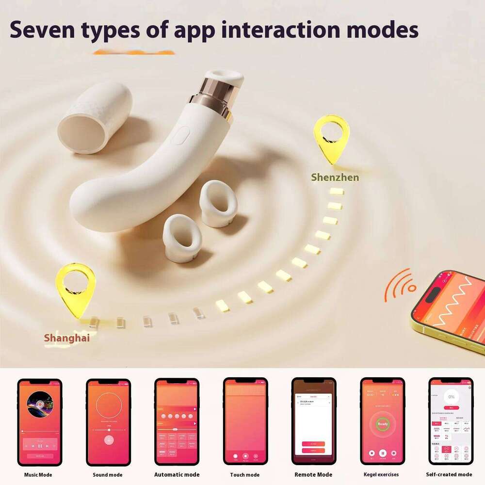2-in-1 APP remote control G-spot slapping stimulation clitoral sucking sex toy female dildo vibrator adult W260305