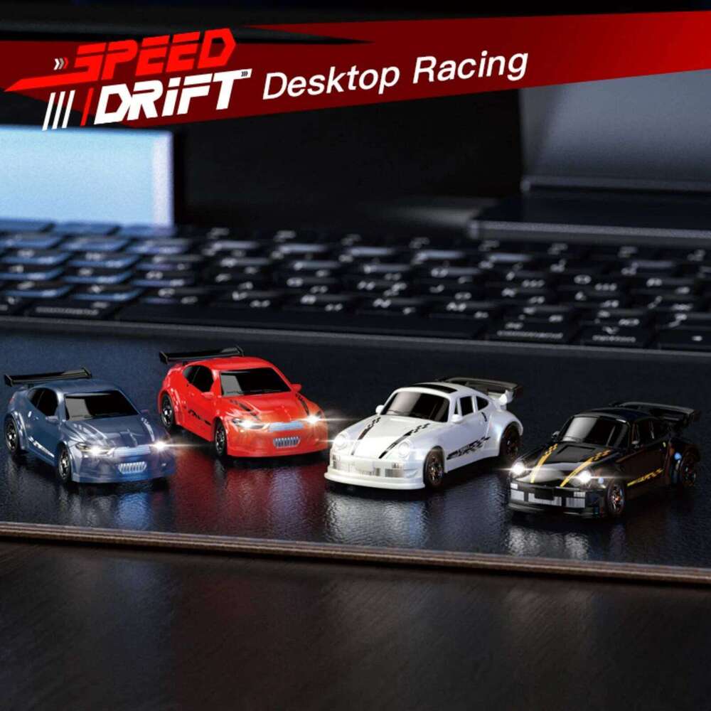 Kf20 1:64 Drift Rc Car Four-wheel remote-controlled racing car Full proportions Desk Competition Toy Boys Ideal gifts. C260305
