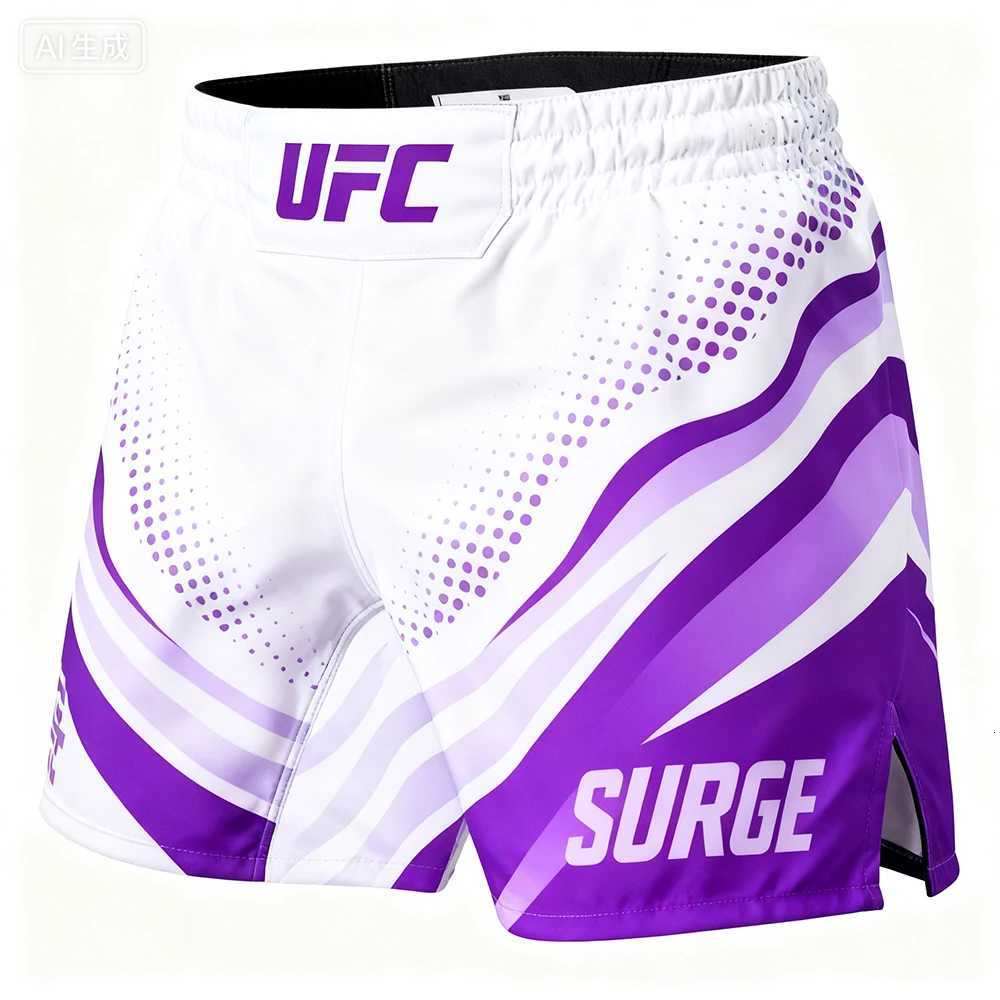 New MMA Fighting Night Shorts Mens Oversized Breathable Speed Drying Boxing Training Shorts Octagonal Cage Jujutsu Shorts X260306