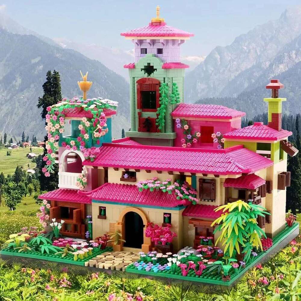 Villa House Architecture Miniature Micro Building Blocks Set Creative Collection Model Display Toys Present for Adults Girls Z260305