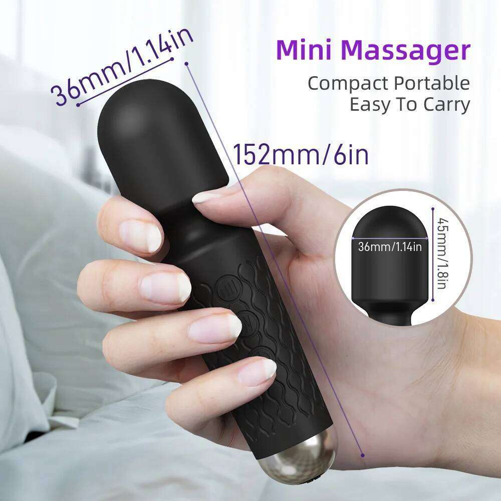 20 Speeds Powerful AV Vibrator for Women Nipple G spot Clitoris Stimulator Magic-Wand Dildo Female Masturbation Adult Sex Toys W260305
