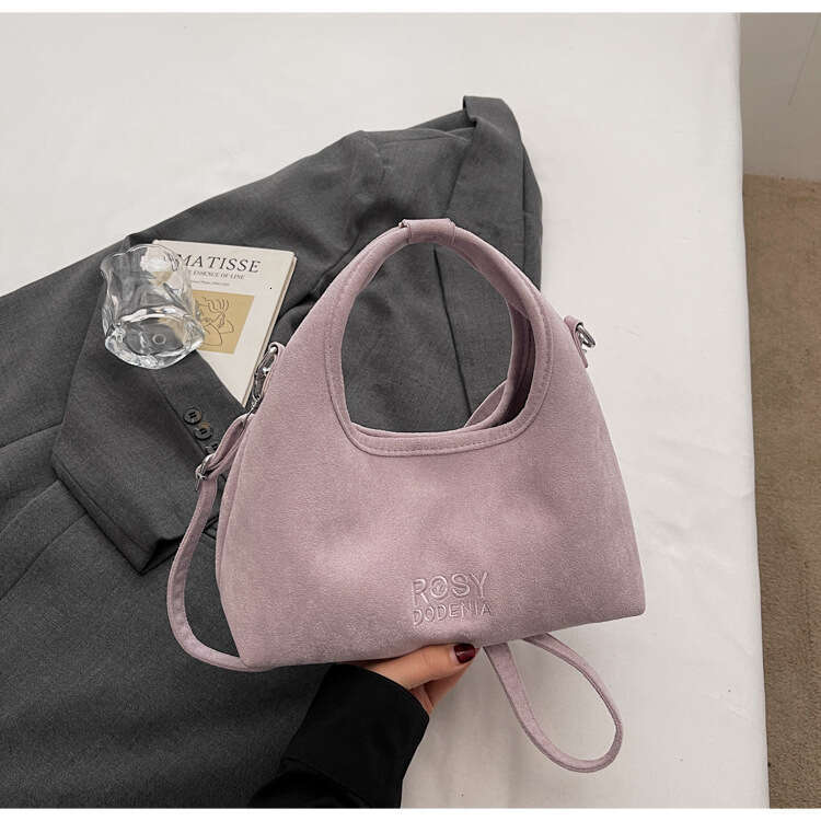 Korean-Style Fashion Niche Textured Handbag For Women, 2026 New Model, Simple And Versatile Shoulder Bag, Super Popular Crossbody Commuter Bag