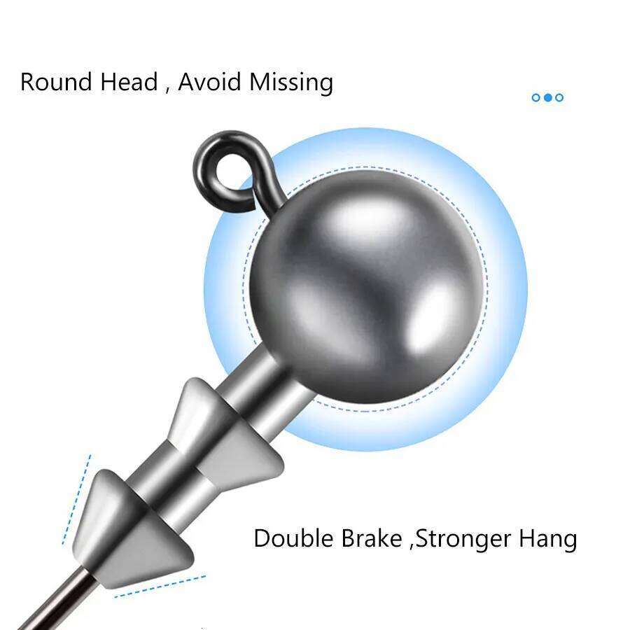 3.5g /5g/7g/10g/14g jig head soft fishing tackle ,screw neck with sharp carbon hook for worm lure bait S260305