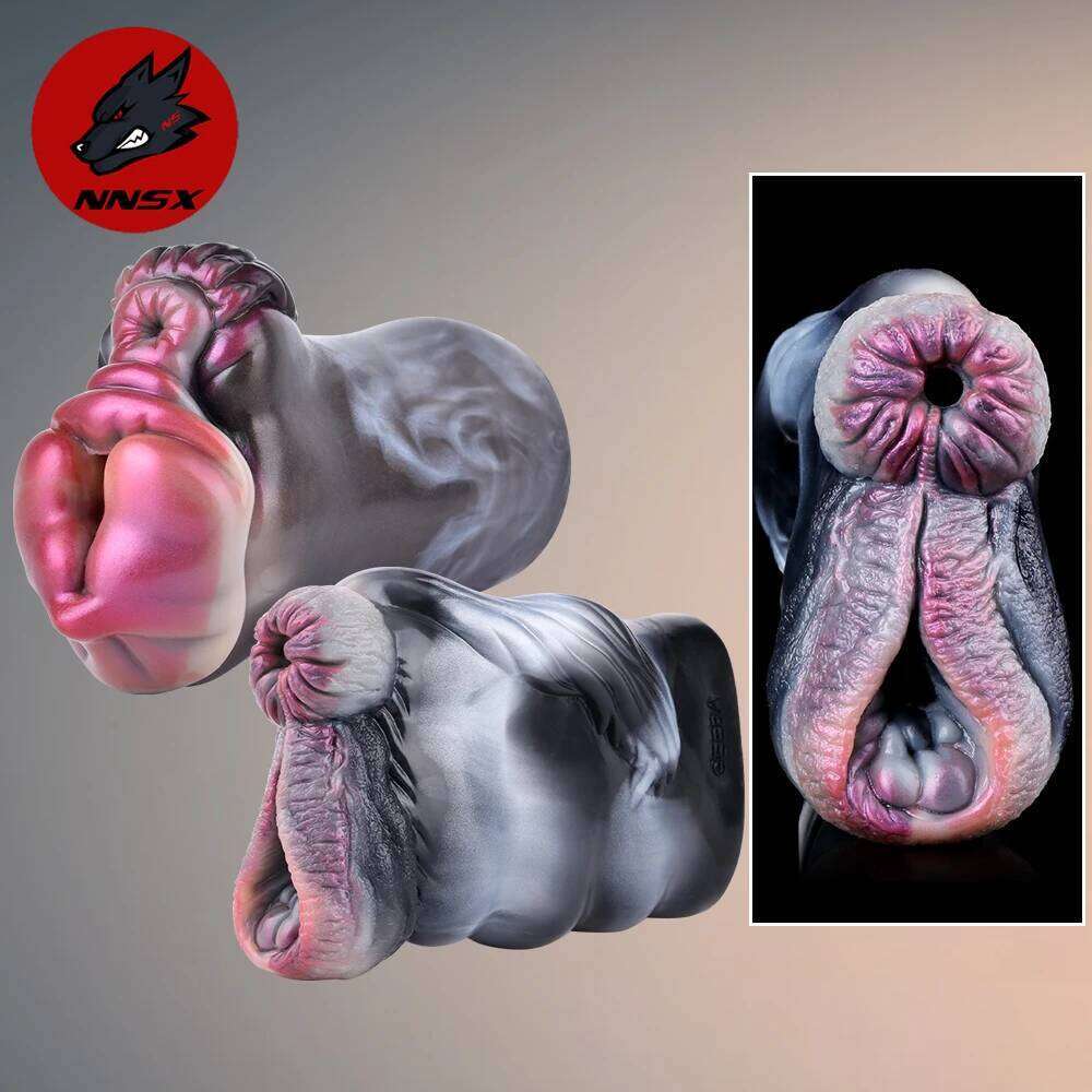 NNSX Animal Realistic Vagina Anal Male Masturbator for Men Silicone Pocket Pussy 3D Artificial Stroker Erotic Sex Toys W260305