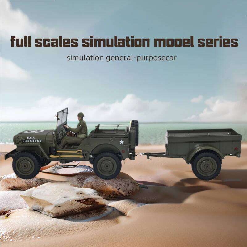JJRC C8815 Rc Car 1941 JEEP WILLYS 2.4g 4wd RTR Crawler Climbing Scale Military Truck Off-road Vehicle Toy Gift for Children C260305