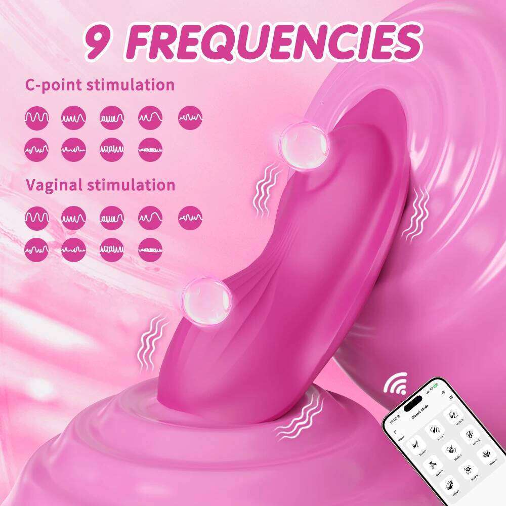 Clitoris Clit Stimulator Wearable Vibrator Female Masturbation Panties Vibrating Sex Toys for Adults W260305