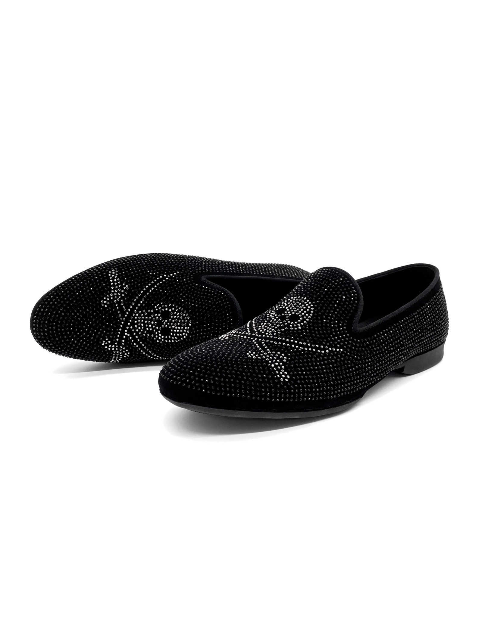 NXY Brand Loafers Shoes Diamond Flat Bottom Classic Black With Diamonds Comfortable Slipper Flip Flops Luxury Sparkling With Diamonds Shoes