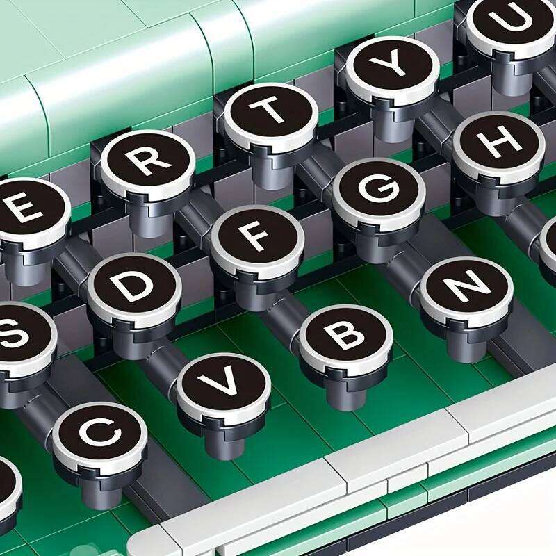 820PCS Typewriter Building Blocks Classic Creative Ideas Machine Retro Micro Bricks Model Kids DIY Toys Holiday Gifts Z260305