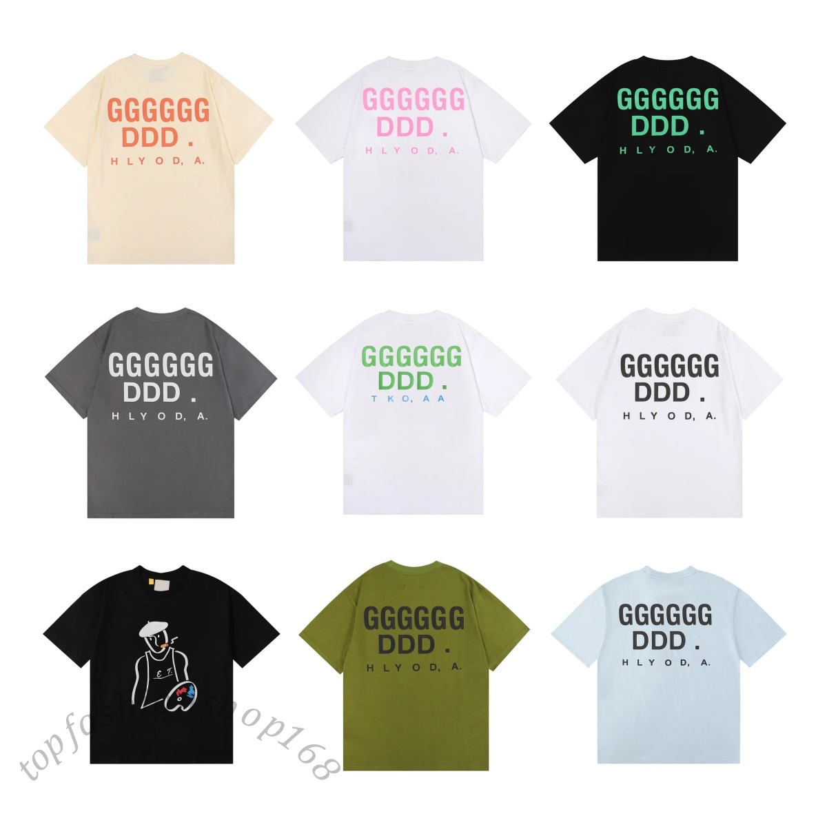 Mens Shirts T Shirt Man Shirt Designer Top Tshirts Top Woman Tee for Lovers Letter Short Sleeve Round Crew Neck Fashion Hip Hop Cotton Black Womens Black Fashion