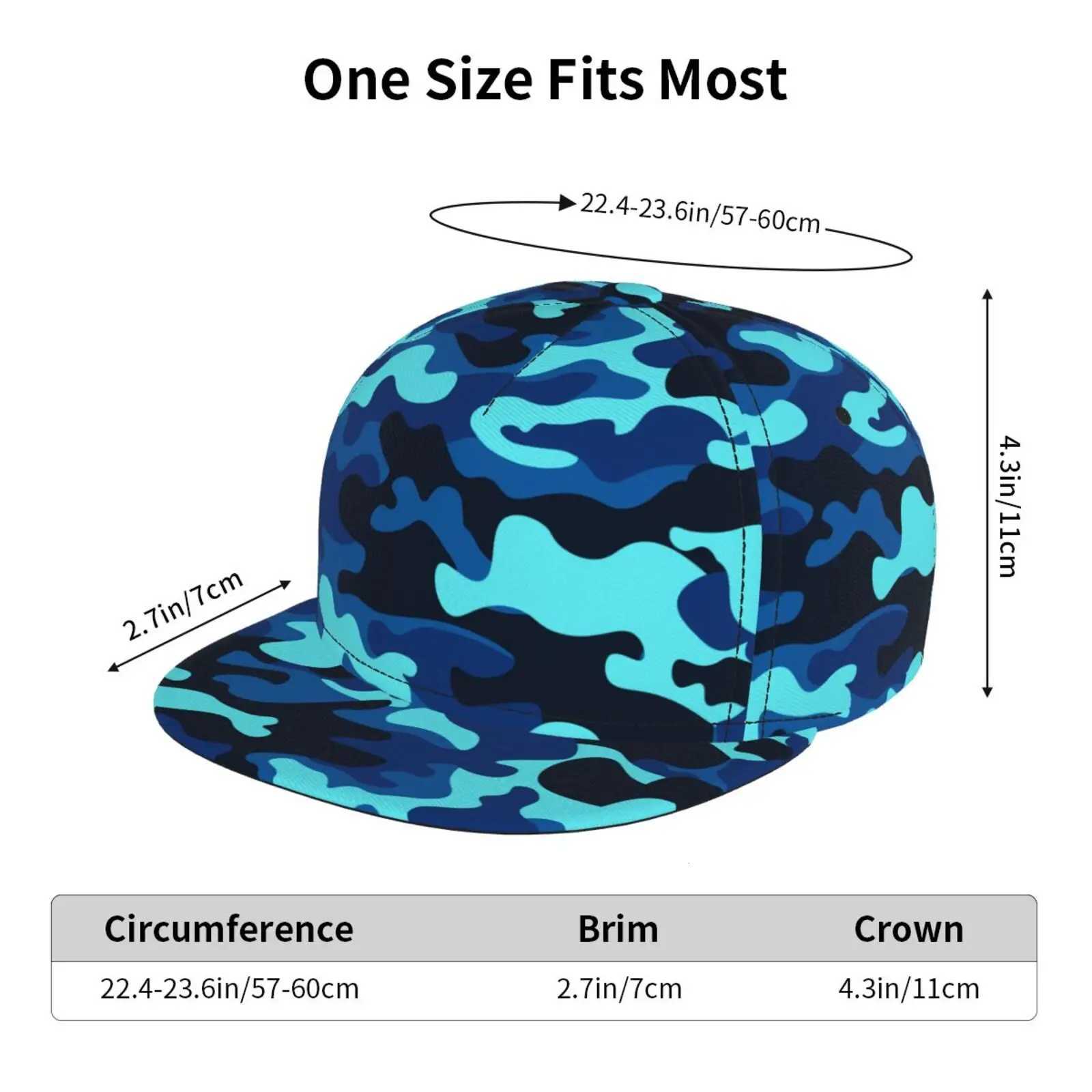 Camouflage Printed Pattern Flat Brimmed Hat Street Skateboarding Hip-hop Hat Outdoor Casual Sun Shading Baseball Hat Universal S260306