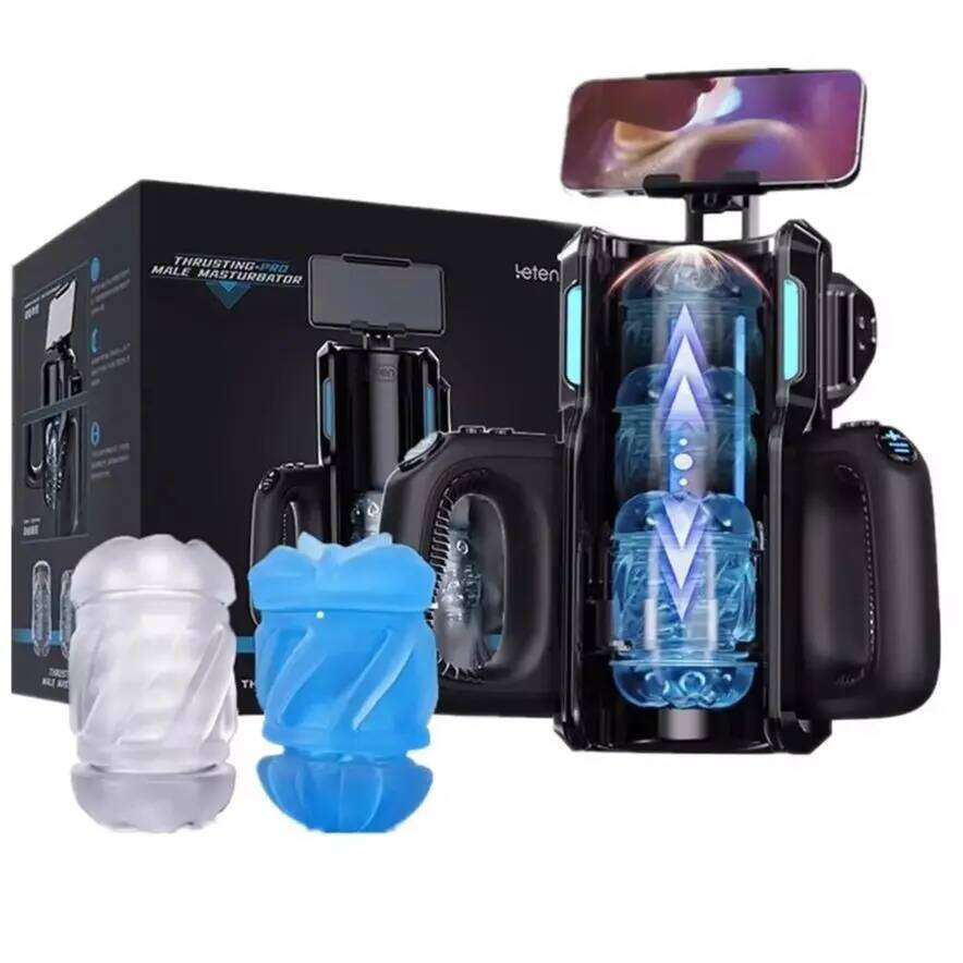 King Pro Thrusting Male Masterburters Pocket Pussy Tight Vagina Anus for Men Electric Hands Free Bj Auto Stroking Adult Toys W260305