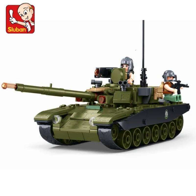 Sluban 318PCS Army IFR T90AS Main Battle Tanks Building Blocks Kit MBT Military Model Bricks Educational Toys for Children Z260305