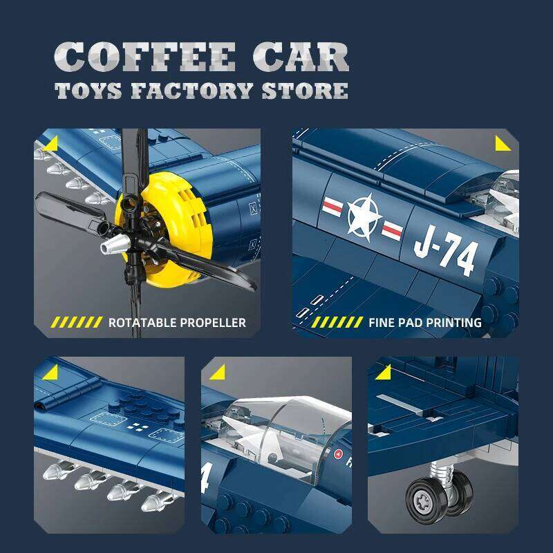 Military Fighter Jets MOC Bricks 3D Model Creative Arms Warplane Building Blocks Plane Children Toys Kids Boys Birthday Gift DIY Z260306