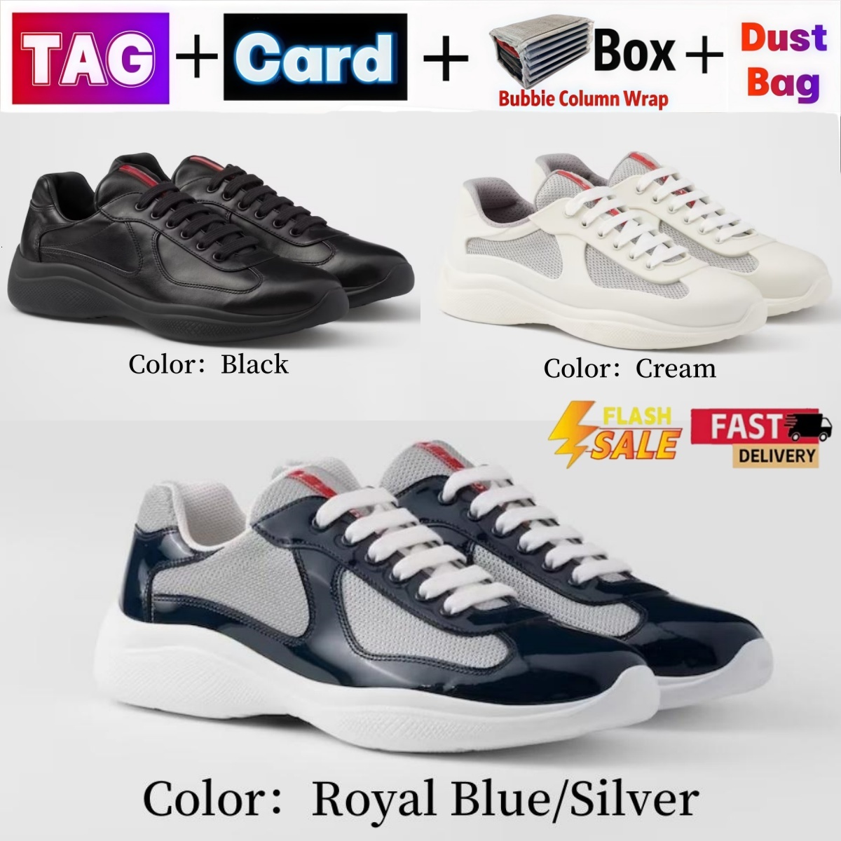 Designer American cup Casual shoes low red Sneakers Luxury Trainers Americas sneaker Rubber Fabric Outdoor Comfortable shoes Walking shoes big size