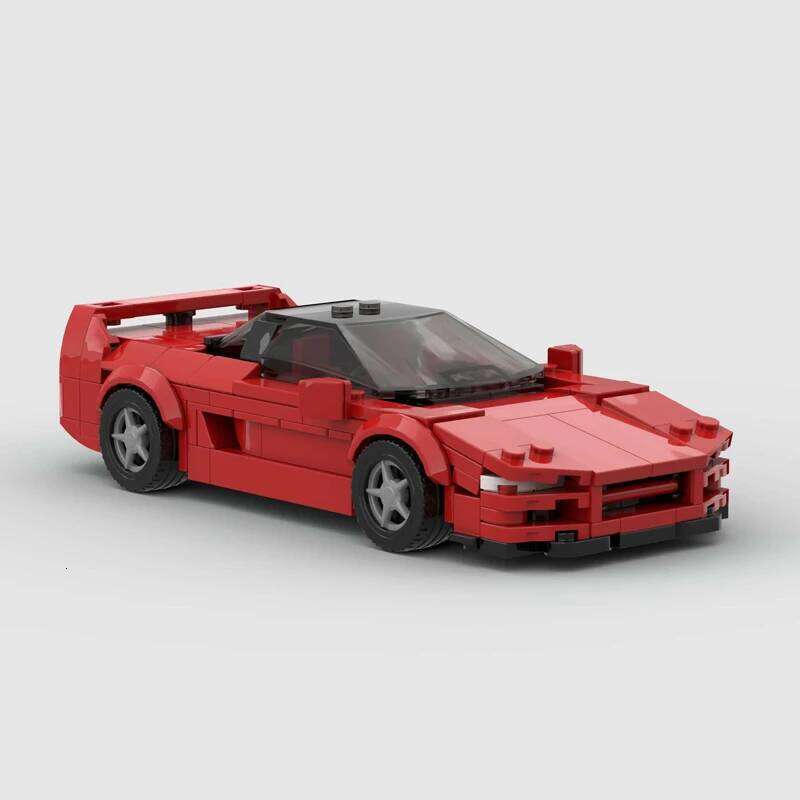 NSX NA 1 MOC City Car Vehicle Racer Building Blocks Brick Racing Model World Famous Supercar Sets Kids Toys Gift Z260306