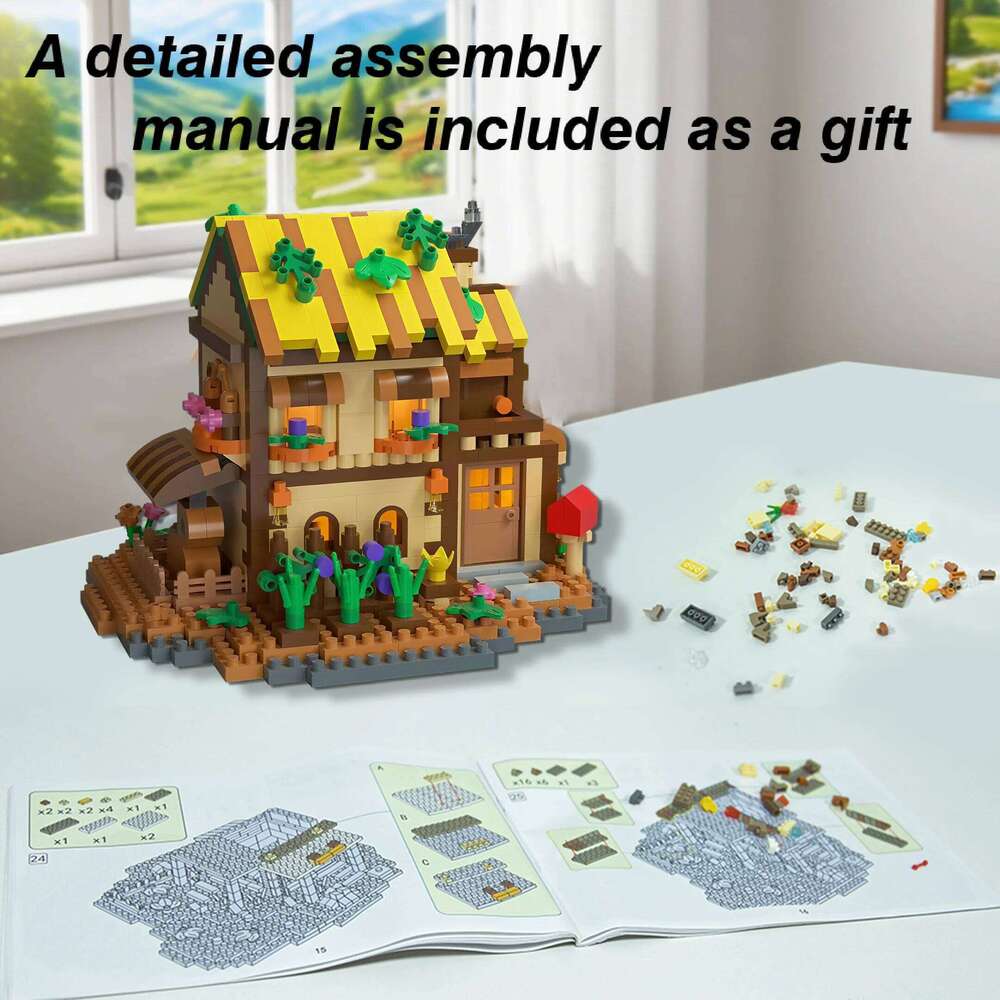 Outdoor-Themed Treehouse Building Blocks - Educational STEM Toy for Garden Landscape Design Lovers Z260305