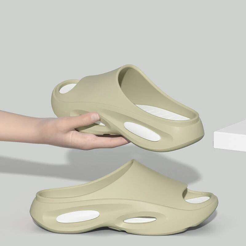 LItfun Comfortable Antislip Soft Sole Male Slippers Indoor Bathroom Beach Shoe Fashion Platform Men Sandals House Shoes