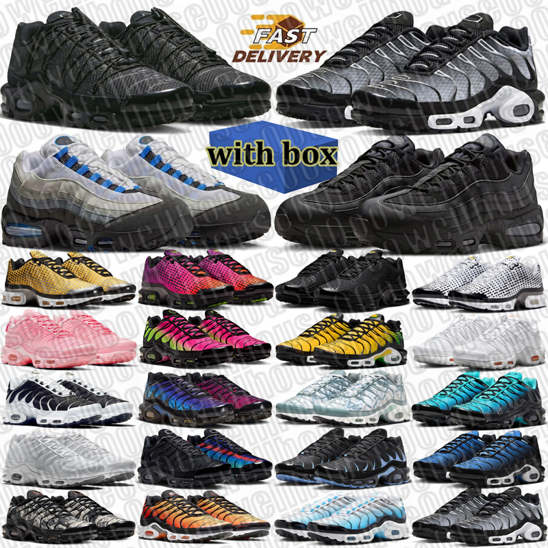 with box men women tns running shoes tn designer sneakers mens outdoor sports trainers chaussure scarpe Plate-forme