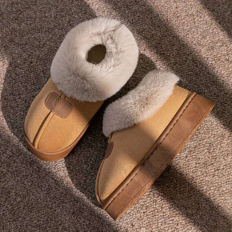 2025 Women's New Thickened Bottom Snow Boots Winter Foot Protection Outerwear Cotton Warm Shoes EVA Material Chinese Origin