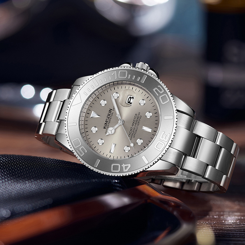 Luxury Designer Diving Style Men Watch Mechanical Waterproof Luminous Big Dial Sports Wristwatch Durable Male Clock for Daily Wear