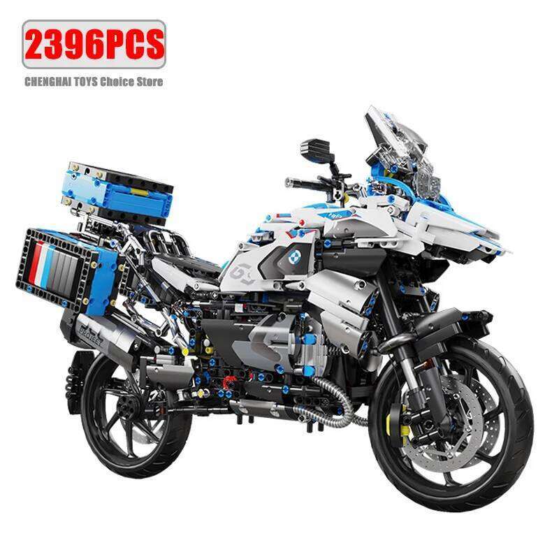 High Tech 1:5 Motorcycle City Sports Rapid Racing Motorbike Locomotive Moc Modular Brick Model Building Block Boy Gift Toy T4022 Z260306