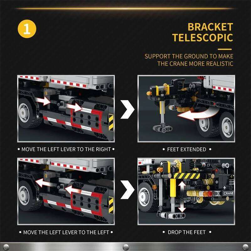 New Technical City Engineering RC Multifunctional Crane Building Blocks Bricks Model Toys for Children Christmas Gift Set Aldult Z260306