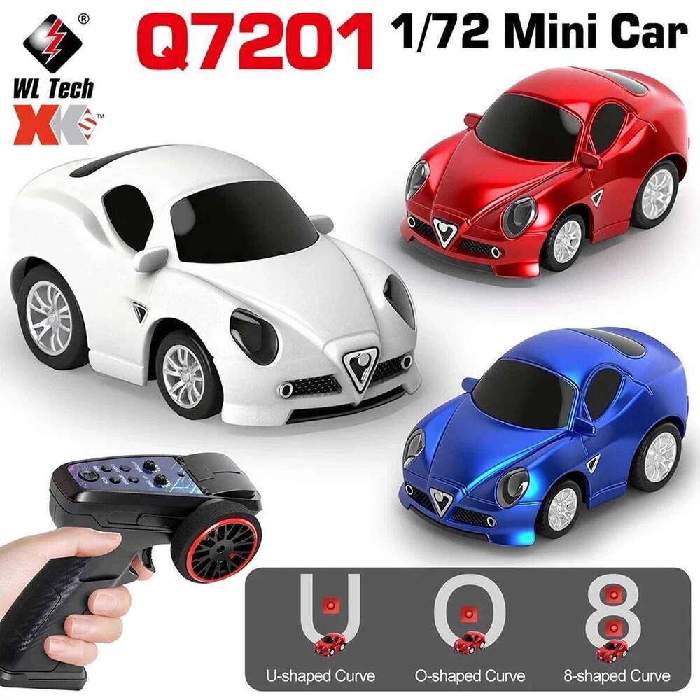 WLtoys Q7201 1:72 RC Mini Desktop Sports Car With Gyroscope Suitable Team Racing Games for Child's Birthday Gift NEW STOCK C260305